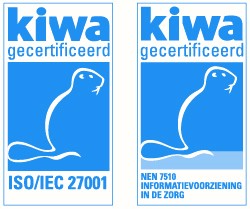 kiwa iso 27001 en NEN 7510-logo
